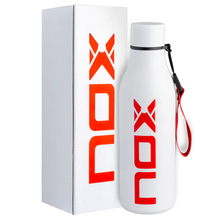 Nox Aluminiumflasche - 550ml - Weiss, Rot