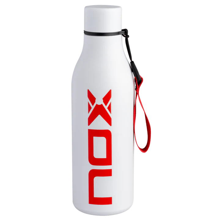 Nox Aluminiumflasche - 550ml - Weiss, Rot