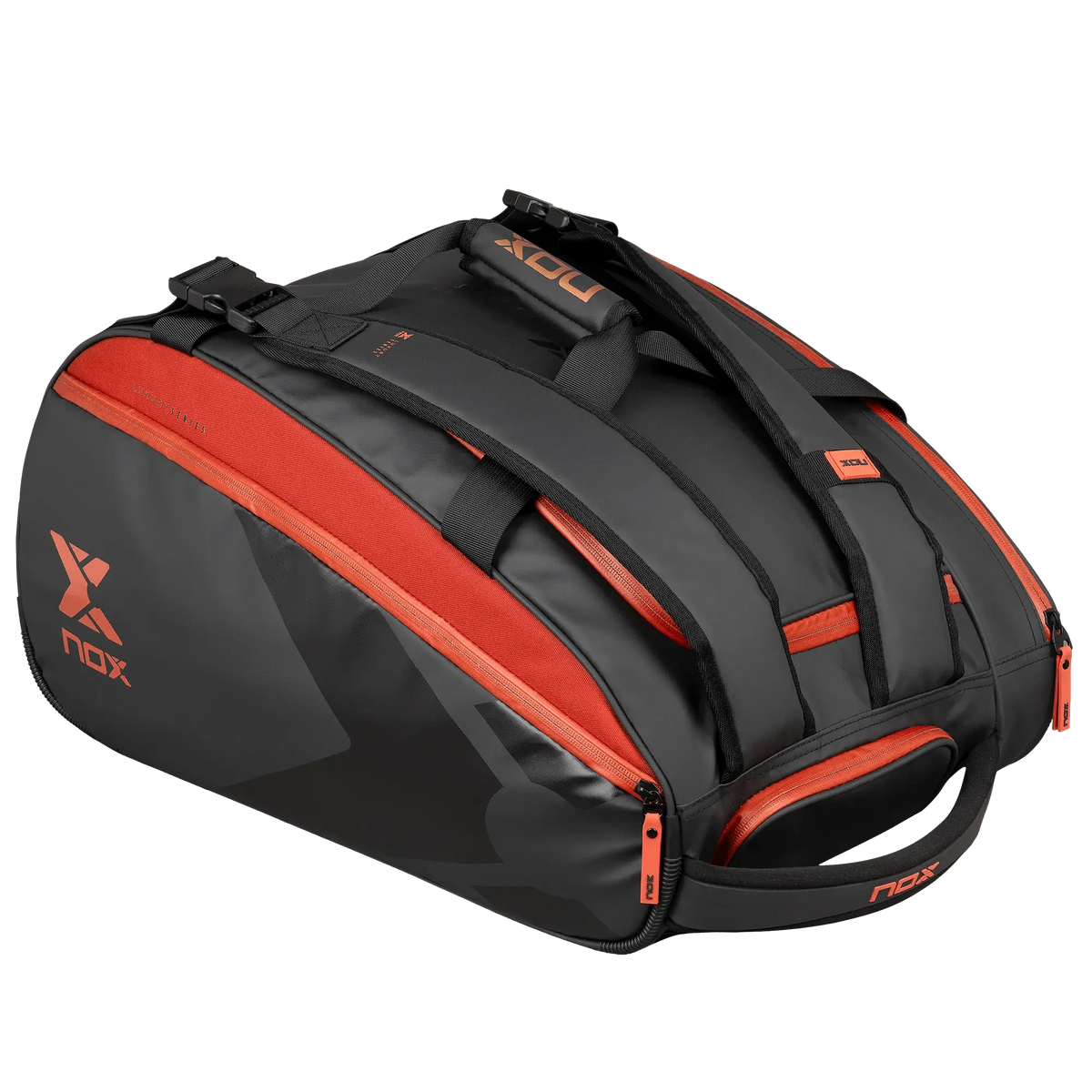 LUXURY OPEN Padelschlägertasche - 60l - Schwarz/Rot