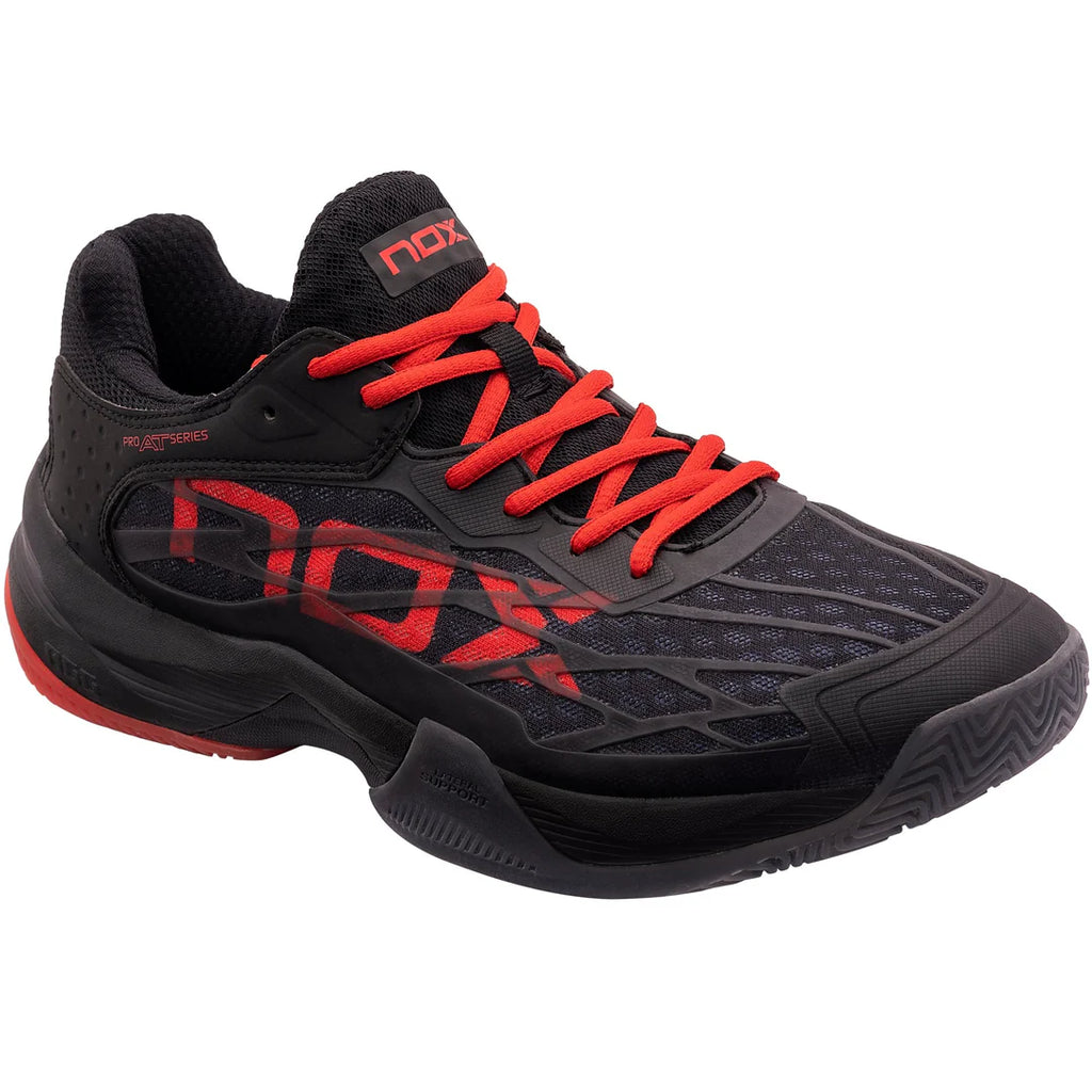 Nox AT10 LUX Padelschuhe Nº43 - Gr. 43 - Rot, Schwarz