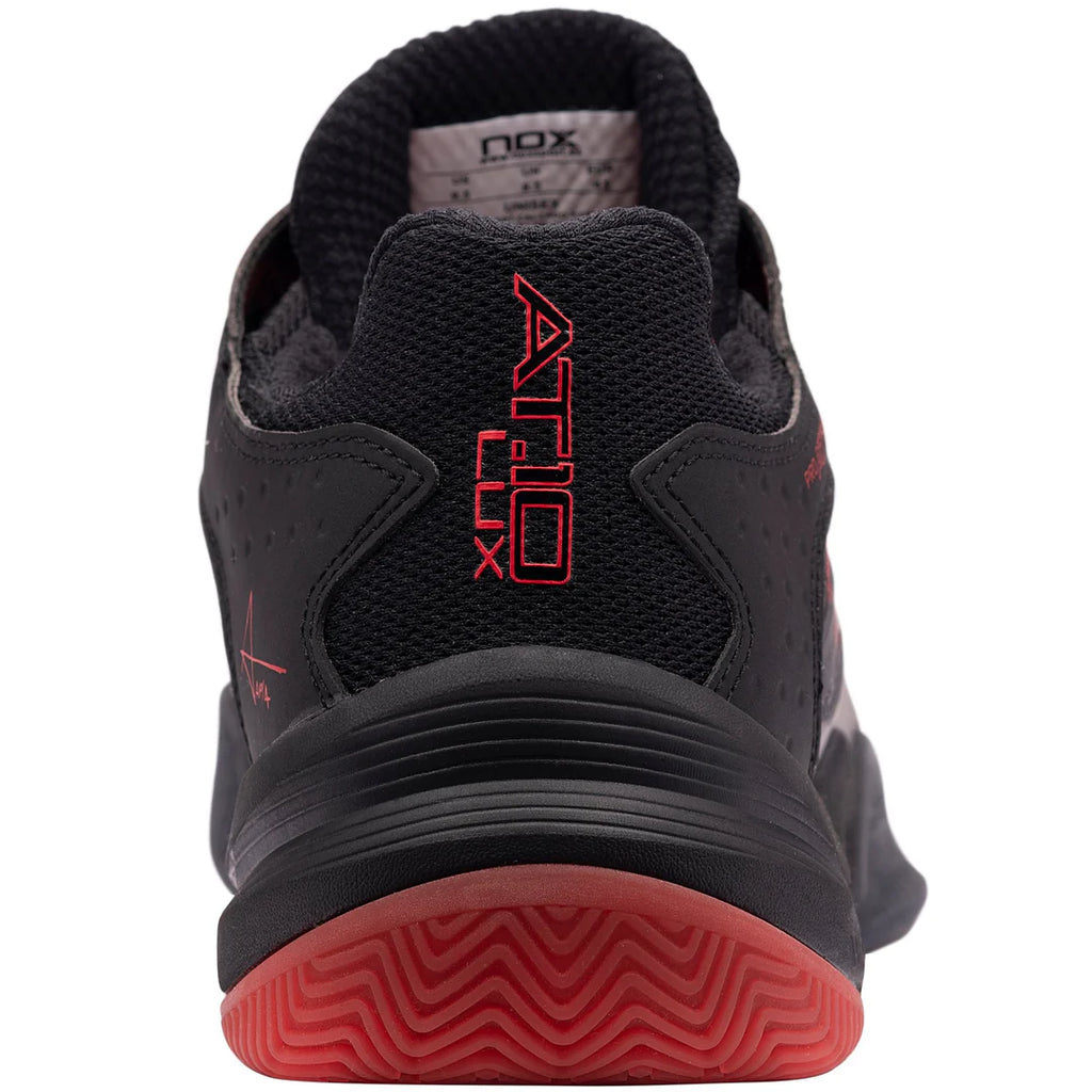 Nox AT10 LUX Padelschuhe Nº43 - Gr. 43 - Rot, Schwarz