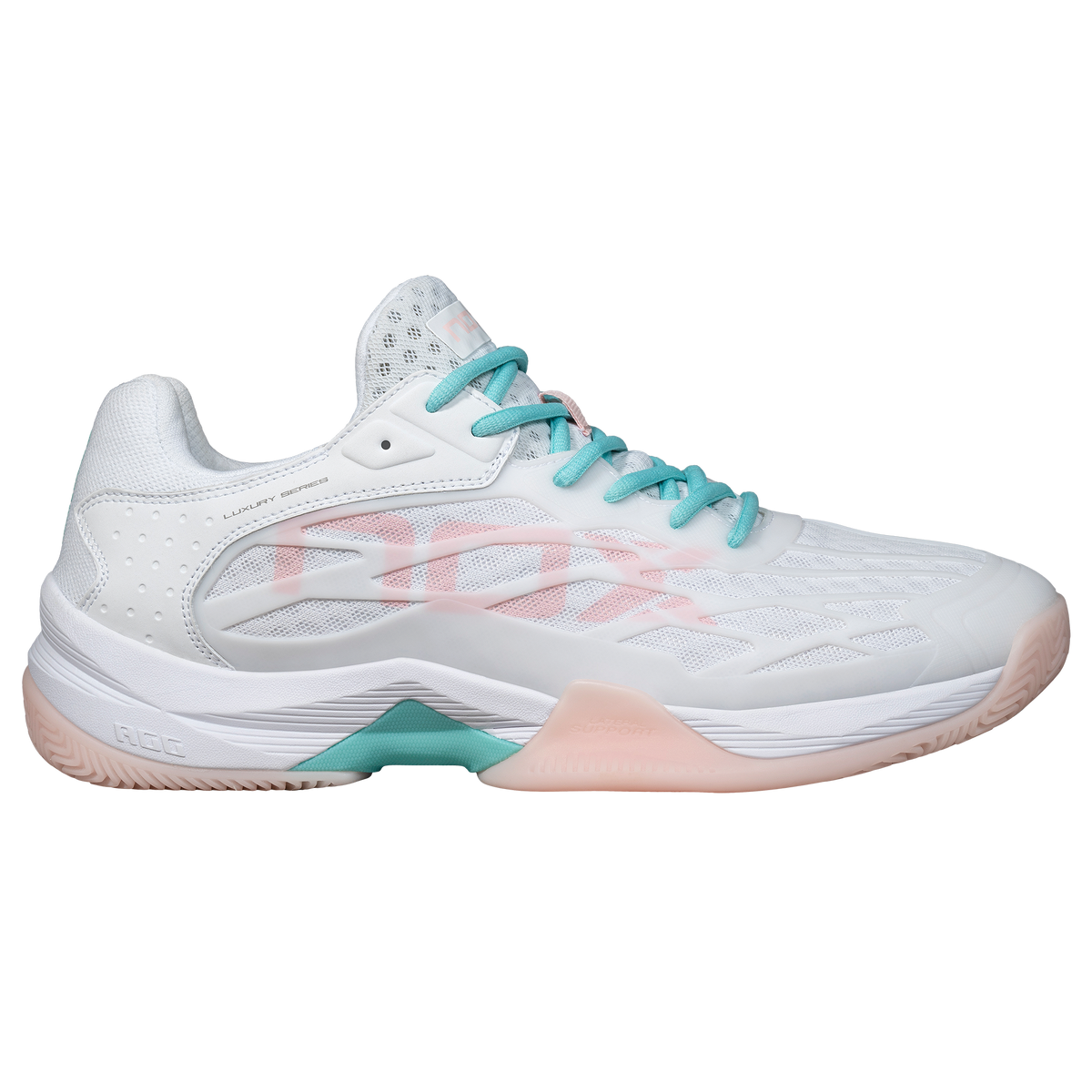 NOX AT10 Padelschuhe LUX Nº39 - Gr. 39 - Weiss/Rosa