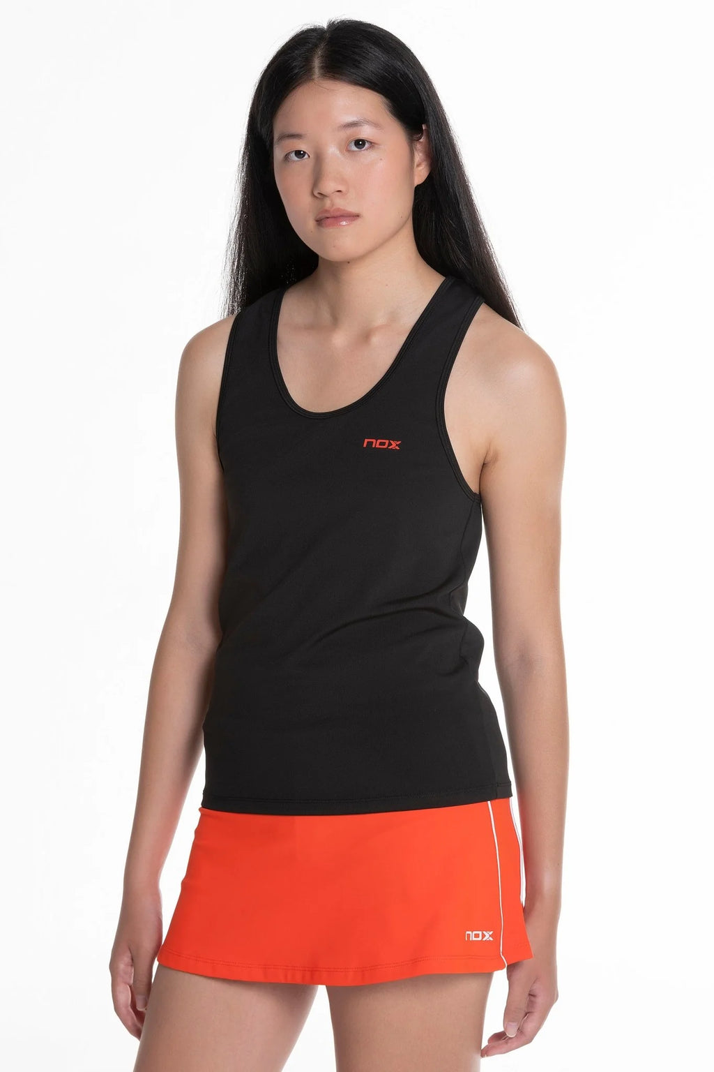 NOX Damen Padel Tanktop Team, Schwarz