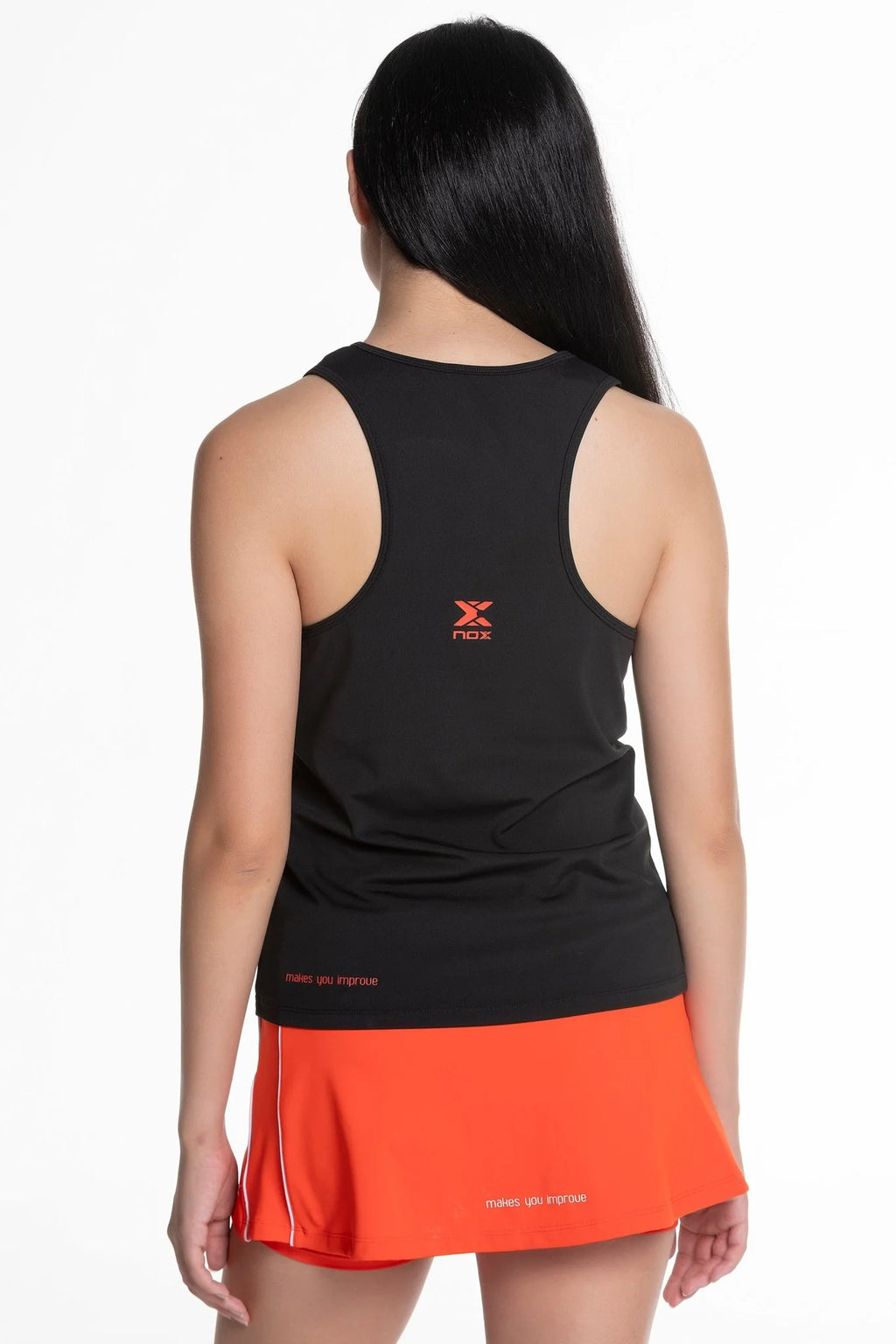 NOX Damen Padel Tanktop Team, Schwarz