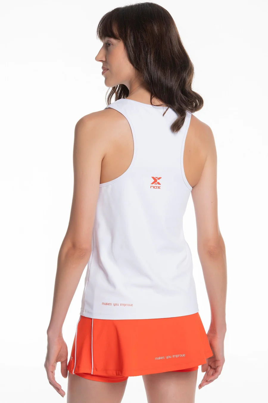 NOX Damen Padel Tanktop Team, Weiss