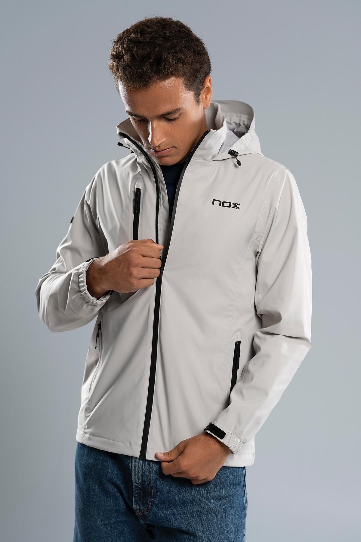 NOX Herren Softshell S, Grau