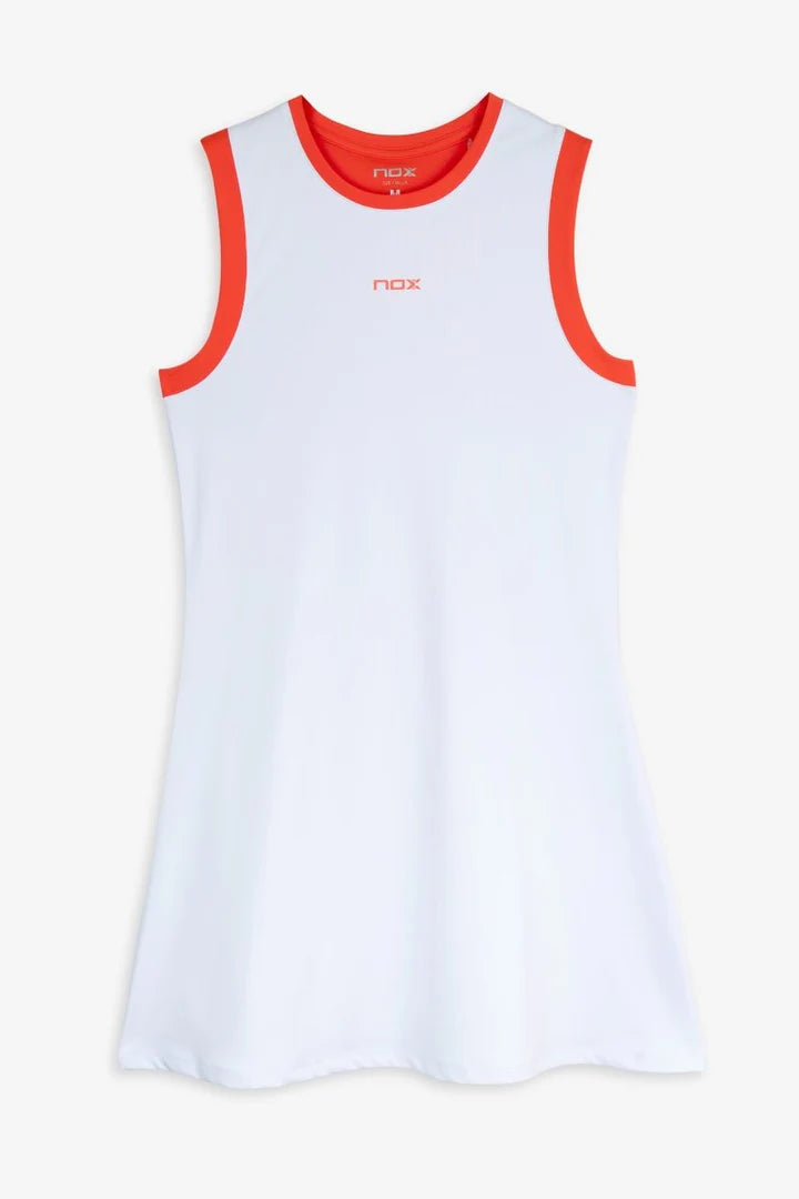 NOX Damen Padelsport-Kleid Team L, Weiss