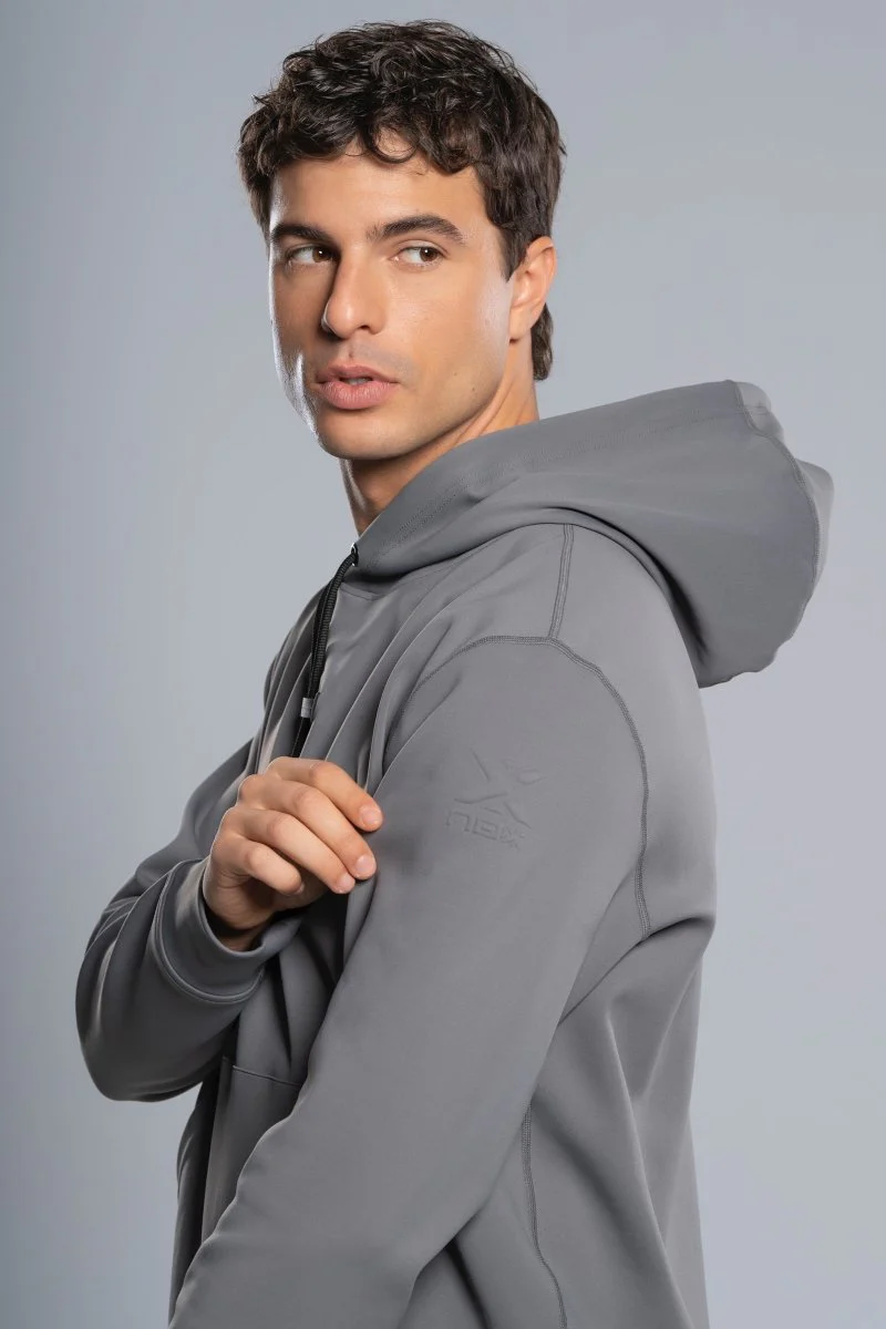 Herren Sweatshirt M - grau