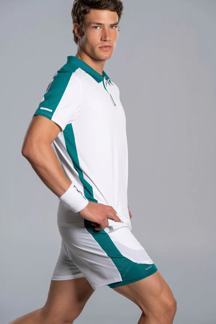NOX Herren PRO Shorts S - Weiss, grün