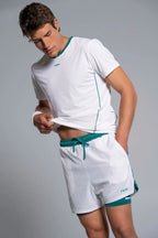 NOX Herren PRO Shorts S - Weiss, grün