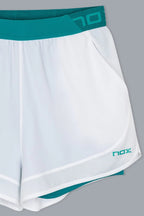 NOX Damen PRO Shorts S - Weiss, grün