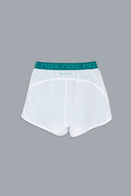 NOX Damen PRO Shorts L - Weiss, grün